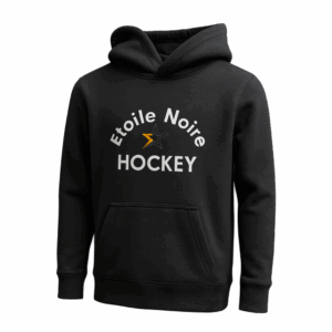 Sweat Adulte Noir à capuche - Etoile Noire Strasbourg