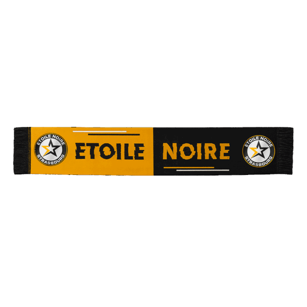 Écharpe Supporters Jaune & Noire